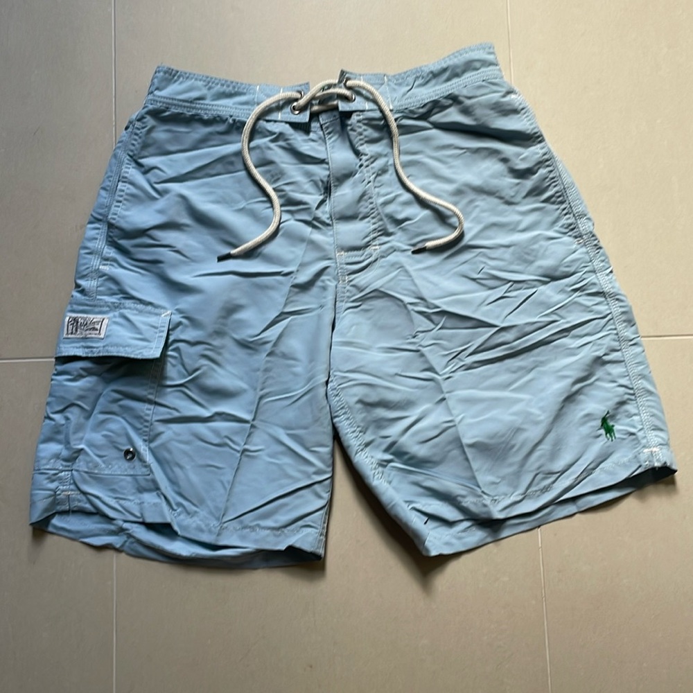 Polo swim trunks